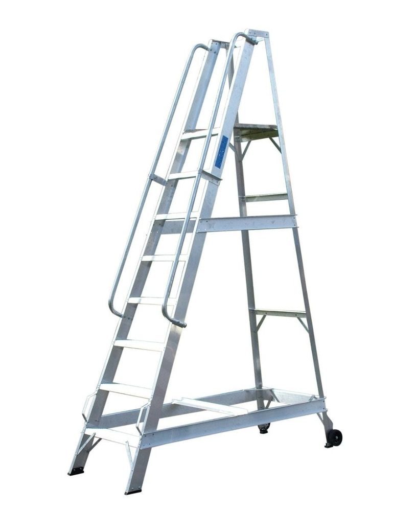 Alloy Step Ladder - 12 Tread — Access | FPC Tool Hire